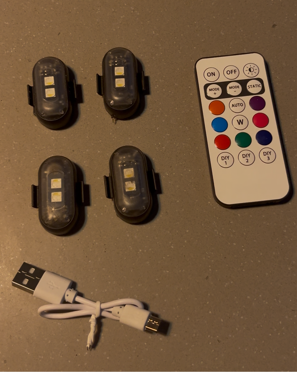 4 piece Under glow kit